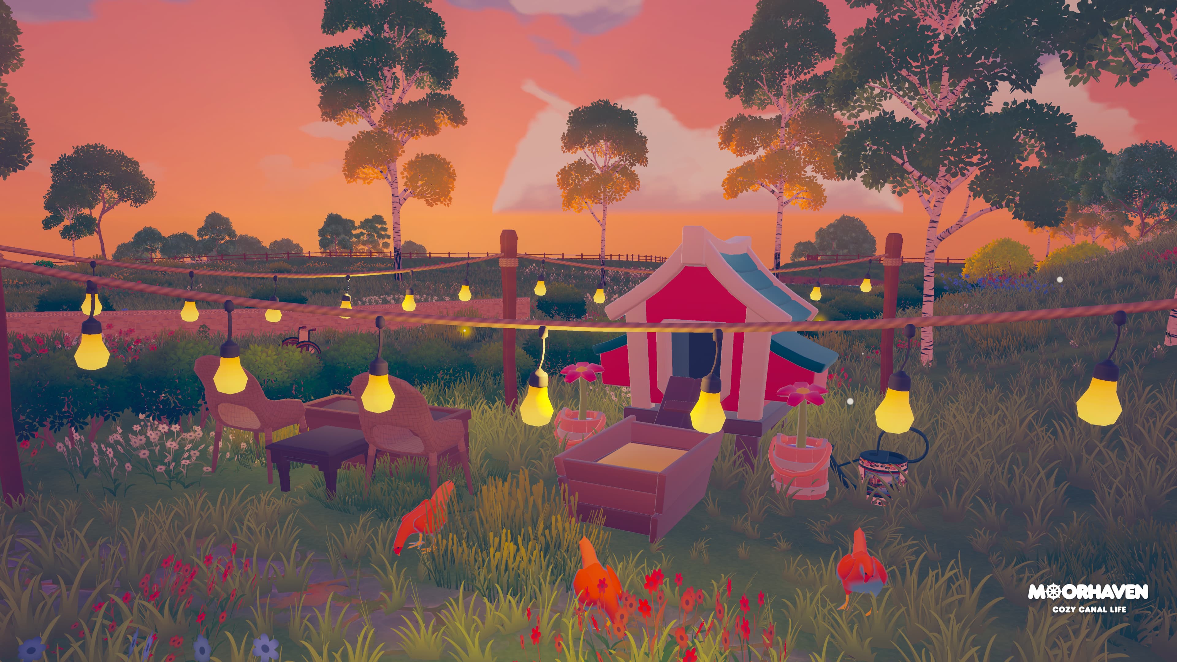 The hen yard