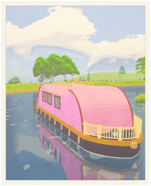 Sugarplum: A round roof in pink